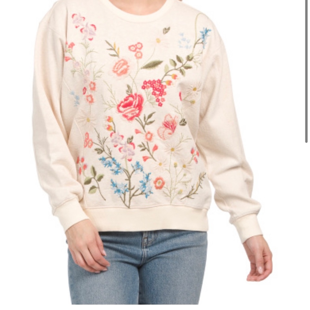 Johnny was ladies sweatshirt XL new with tags. Catalina contrast French Terry.